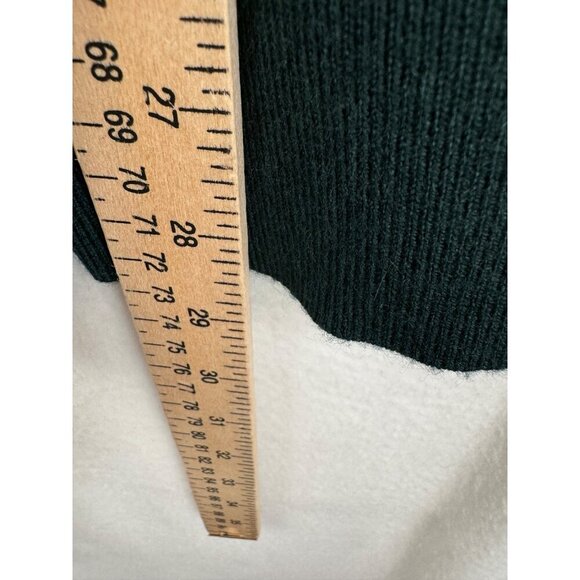 Banana Republic Merino Wool blend button front sweater hunter green sz L - Picture 5 of 7